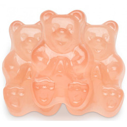 Groovy Pink Grapefruit Gummi Bears 4/5lb